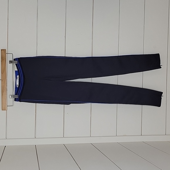 NWT ZARA xs navy blue with light blue performance jegging leggings - Picture 1 of 6